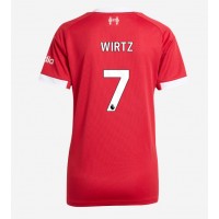 Liverpool Florian Wirtz #7 Domáci Ženy futbalový dres 2025-26 Krátky Rukáv